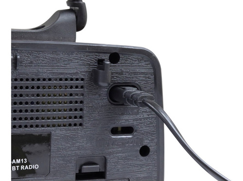 Imagen 10 de 10 de Bocina Portatil Radio Am Fm Usb Tf Aux Vintage Recargable