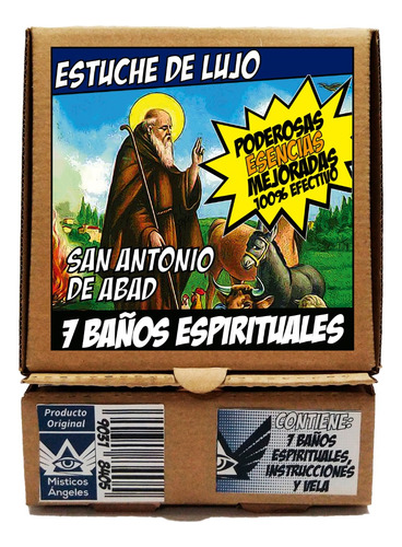 Estuche De Baño (exorcizado) San Antonio Abad
