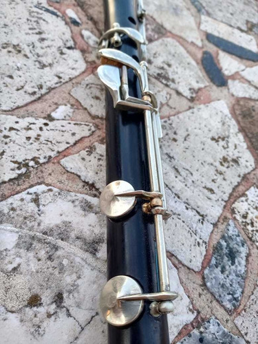 Imagen 8 de 9 de Flauta Traversa De Madera Del Siglo Xix Completa Funcional