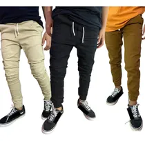 Comprar Kit 3 Calças Jeans Jogger Infantil Menino Masculino