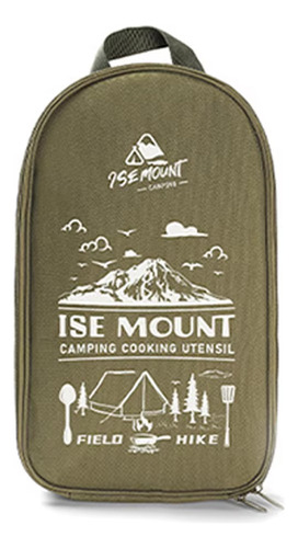Juego Utensilios De Viaje Portátiles Acampar Picnic En Bolsa
