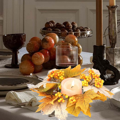Corona De Velas, Corona De Otoño, Corona De Granja, Corona
