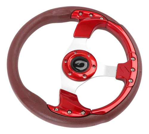 Volante Race Style De 13 Pulgadas, Universal, A Prueba De Go
