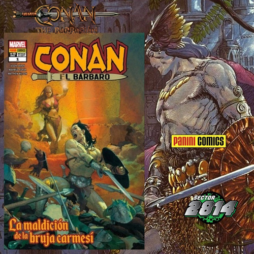 Conan El Barbaro 01: La Maldicion De La Bruja Carmesi Panini