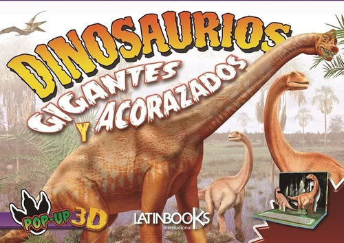 Dinosaurios Pop Up 3d Herbivoros Para Niños Económico
