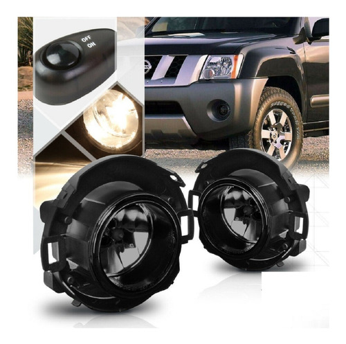 Par De Faros Antiniebla Nissan Xterra 2005 - 2015 Lente Ahum