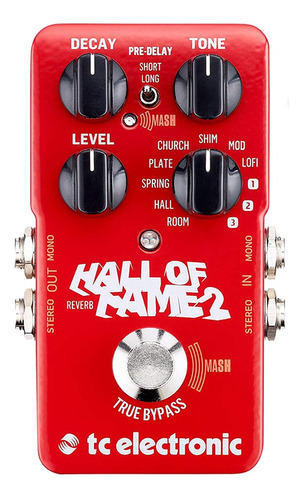 Pedal Efecto Guitarra Tc Electronic Hall Of Fame 2 Reverb
