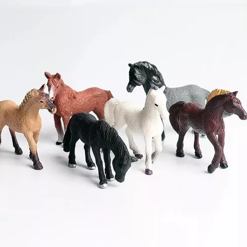 jojofuny 6 Unidades Cavalo De Relógio Miniaturas De Cavalos