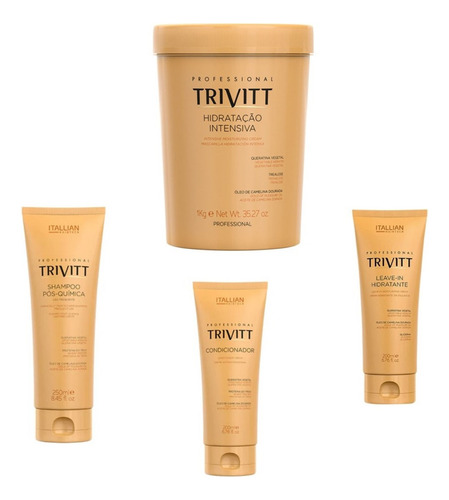 Kit Trivitt Manutenção + Máscara De Hidratação Intensiva 1kg