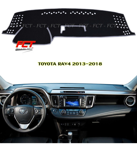 Cubre Tablero Toyota Rav4 - 2013 2014 2015 2017 2018  Fct®