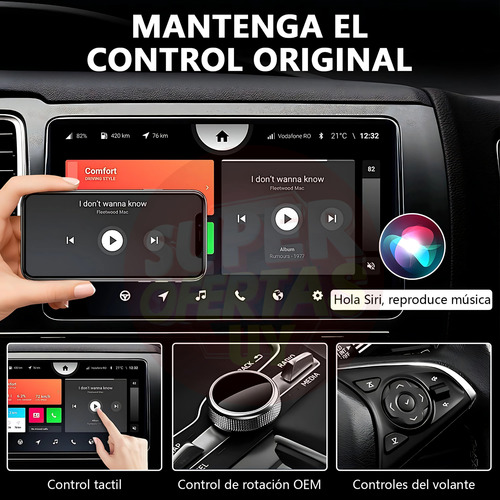 Adaptador Carplay Inalámbrico Para iPhone Wifi Para Coche