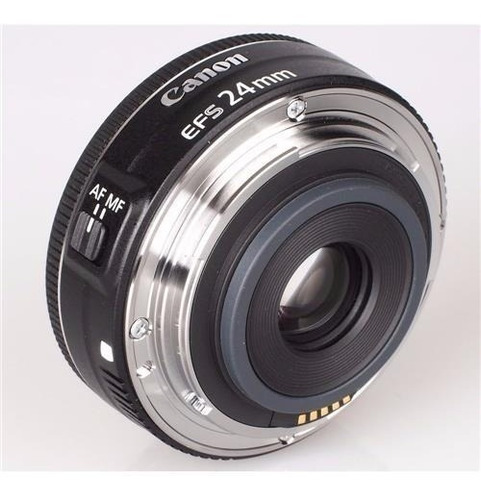 Lente Canon Ef-s 24mm F2.8 Stm Pancake Com Nf 1 Ano Garantia