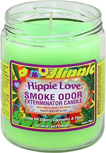 Olor De Humo Exterminator 13oz Jar Candle, Hippie Love, 13 O