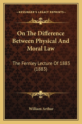 Libro On The Difference Between Physical And Moral Law: T...