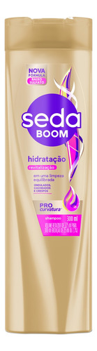 Shampoo Boom Pro-Curvatura Hidratação e Revitalização 300ml Seda