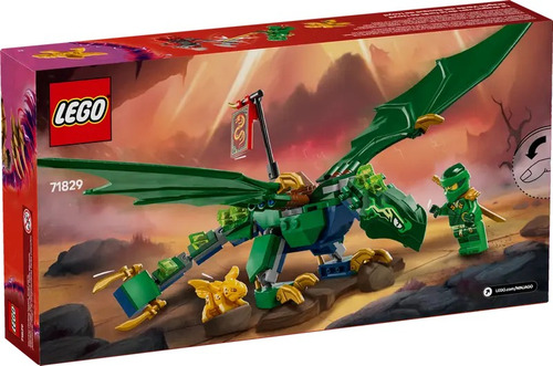 Lego Ninjago - Dragón Verde Del Bosque De Lloyd (71829) Cantidad de piezas 128