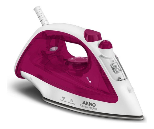 Ferro A Vapor Arno Essentialgliss 220v - Branco/ Rosa