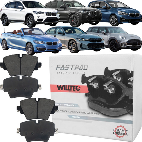 Pastilha Freio Diant Willtec Serie 1/2/3/5/x1/x2/x3 Clubman