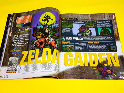 Revista Videojuegos N64 Zelda #20 Con Poster Y Stickers