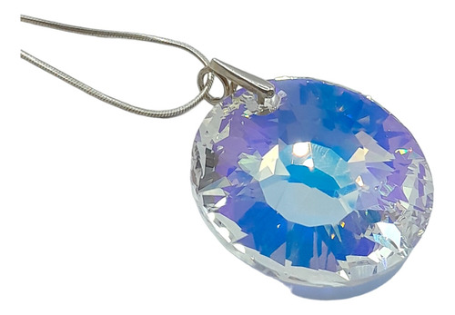 Collar En Plata .925 Con Crystal Swav Blanco