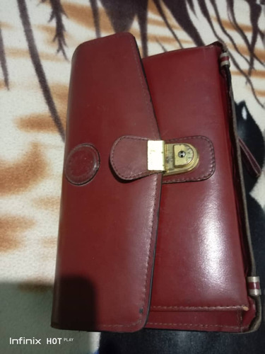 Cartera De Mano De Caballero 100% Cuero Marca Pura Casta