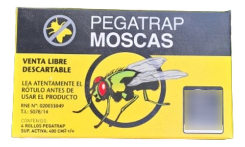 Pegatrap Moscas Trampa Adhesiva 400cm2