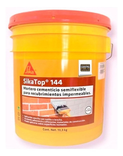 Sikatop 144 Gris Para Impermeabilizar Cisternas 13.3 Kg