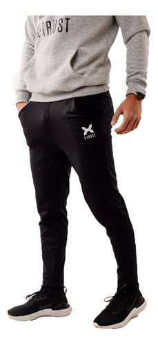 Pantalon Largo X Trust Moscu Hombre Jogging Deportivo Olivos