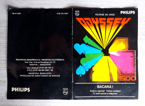 Bacará - Jogo Completo Cib Para Videogame Odyssey