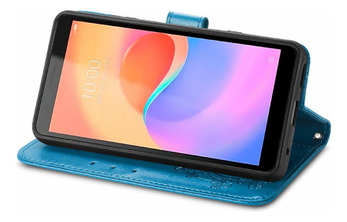 Funda For Zte Blade A31 Plus Funda De Cuero Flip Cover