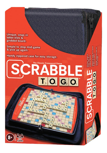 Winning Moves Scrabble To Go, Juego De Mesa Portátil, Ning.