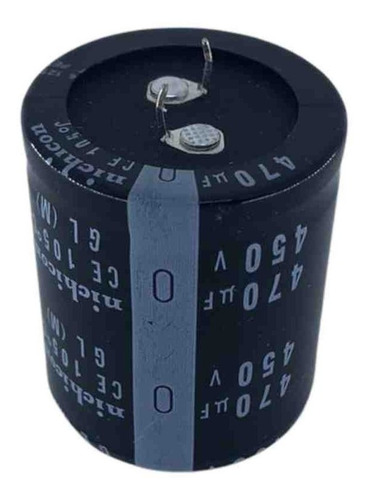 Imagem 2 de 3 de 1 Peça Capacitor Eletrolítico 470uf X 450v 105º Nichicon
