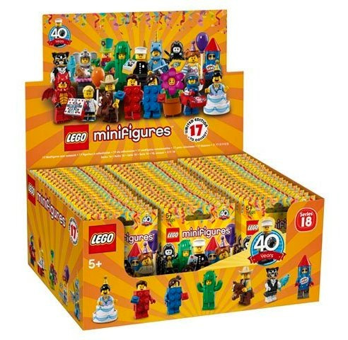 Lego Series 18 : Display Minifiguras X60  7pcs
