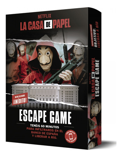 La Casa De Papel. Escape Game. Objetivo: Liberar A Río Tren