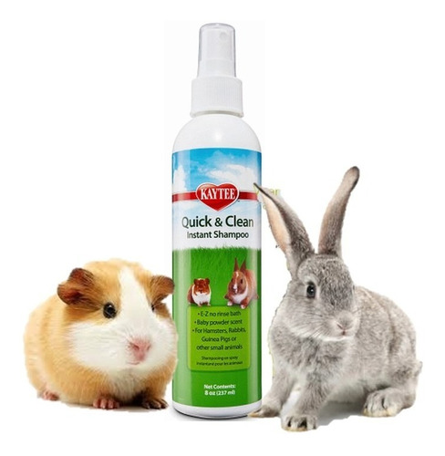 Shampoo En Seco Para Cuyos, Conejos, Hamsters Quick&clean
