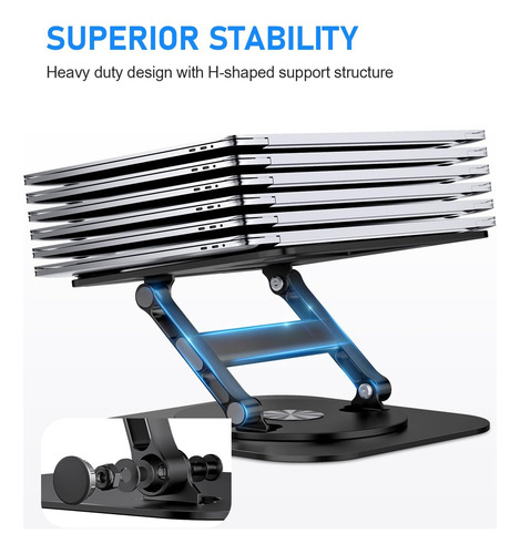 Aoevi Soporte Ajustable Para Laptop Con Base Giratoria De 36