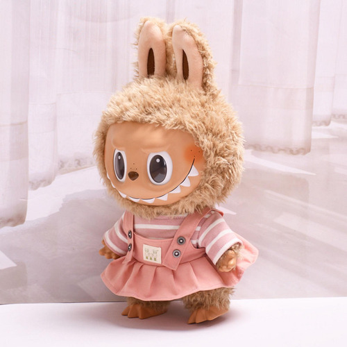 Vestido De Muñeca De Peluche Diy Con Sombrero Para Muñeca