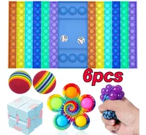 Comprar 6 Sets Popits Toys Relieve Sensory Toys For Child