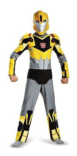 Disfraz Niño - Disfraz Clásico Animado De Transformers Bee (