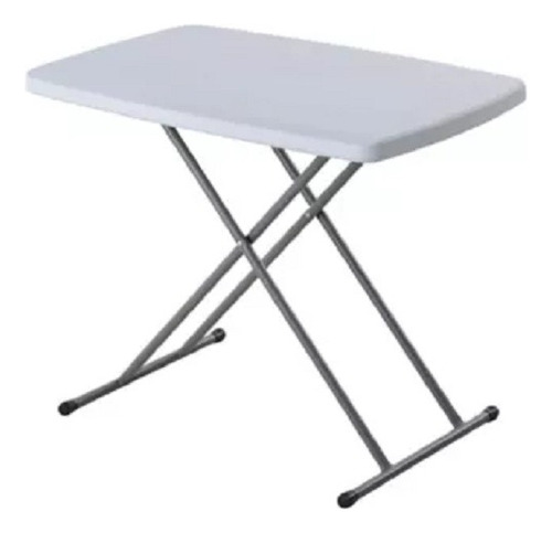 Mesa Plegable Tipo Maleta Polietileno Blanco 75x49.5x74 Cm