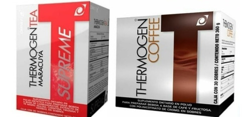 Thermogen Limon, Cafe, Maracuya Pack X 2 Unidades