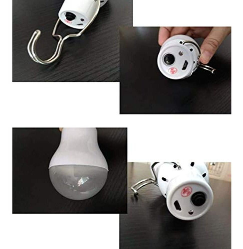 Bombilla De Luz Solar Luz Solar Lampara De Camping B