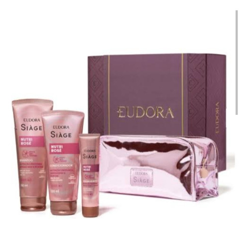 Eudora Nutri Rosé Kit Shampoo + Nécessaire 200ml