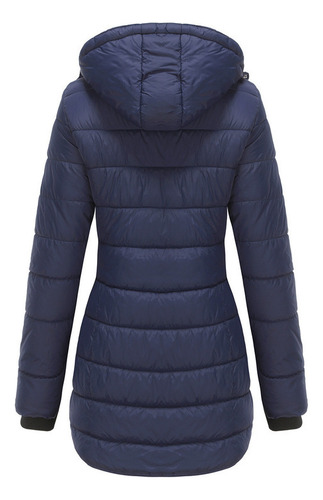 Parka Impermeable Con Capucha Desmontable Para Mujer
