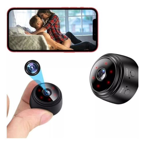 Camera Mini Magnetica Aplicativo Visão Noturna A9