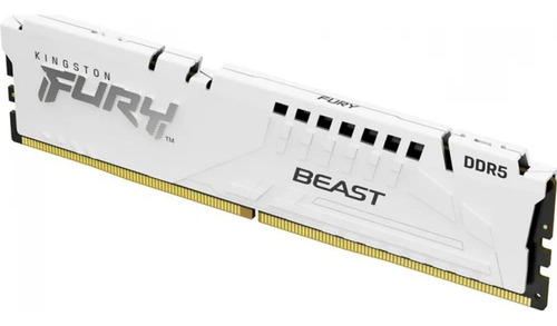 Memoria Ram Kingston Fury Beast Expo 16gb White Ddr5 5200mhz