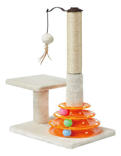 Arbol Rascador Sisal Para Gatos - Juegos Incluidos