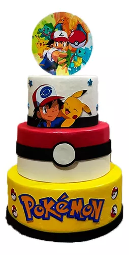 10 melhor ideia de Bolo pikachu  bolo pikachu, aniversário pokemon, bolos  pokemon