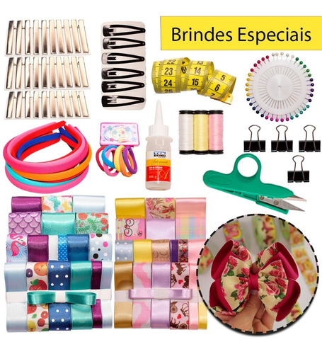 Kit Iniciante Fitas Estampadas Personagem Cetim/ Gorgorão  Q