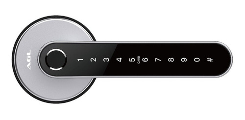 Fechadura Agl Digital Com Biometria N31 Bluetooth